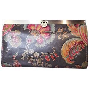 NEW PATRICIA NASH Cauchy Wallet Clutch in Italian Floral Paisley RFID Protected